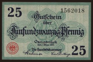 Osnabrück, 25 Pfennig, 1917