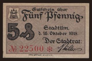 Stadtilm, 5 Pfennig, 1918