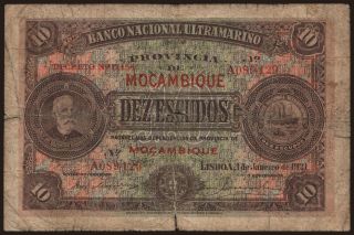 10 escudos, 1921