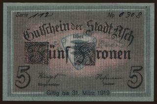 Asch, 5 Kronen, 1918