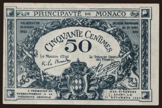 50 centimes, 1920