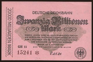 Berlin, 20.000.000.000.000 Mark, 1923