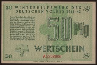 Winterhilfswerk, 50 Reichspfennig, 1941