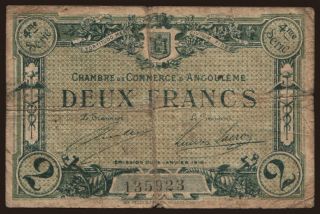 Angouleme, 2 francs,