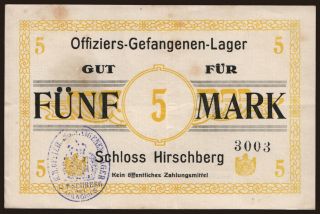 Hirschberg, 5 Mark, 191?
