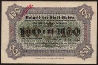 Guben/ Stadt, 100 Mark, 1922