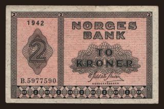 2 kroner, 1942