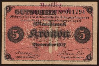 Marchtrenk, 5 Kronen, 1917