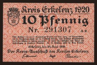 Erkelenz, 10 Pfennig, 1920
