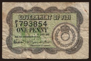1 penny, 1942