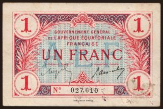 1 franc, 1917