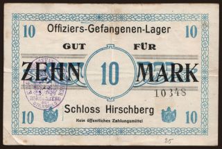 Hirschberg, 10 Mark, 191?