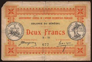 2 francs, 1917