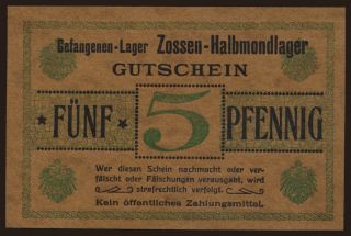 Zossen-Halbmondlager, 10 Pfennig, 191?