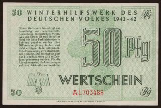 Winterhilfswerk, 50 Reichspfennig, 1941