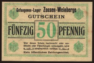 Zossen-Weinberge, 50 Pfennig, 191?