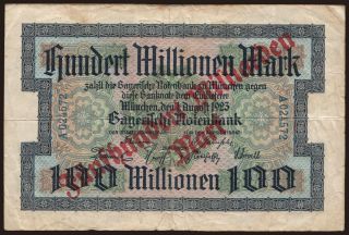 Bayerische Notenbank, 500.000.000.000 Mark, 1923