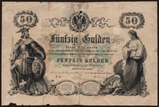 50 Gulden, 1866