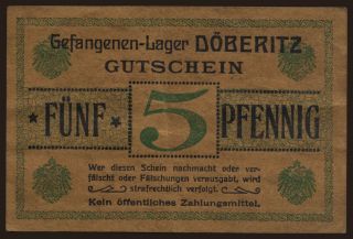 Döberitz, 5 Pfennig, 191?