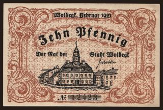 Woldegk, 10 Pfennig, 1921