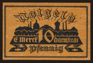 Darmstadt/ E. Merck, 10 Pfennig, 1920