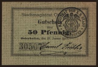 Osterhofen, 50 Pfennig, 1917