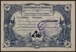 Roanne, 30 francs, 1923