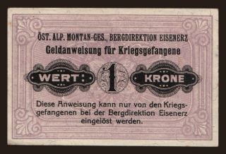 Eisenerz, 1 Krone, 1916