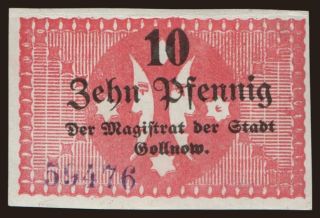 Gollnow, 10 Pfennig, 191?