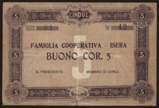 Isera/ Famiglia Cooperativa, 5 corone, 1908