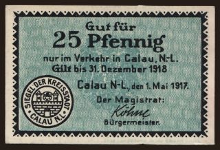 Calau, 25 Pfennig, 1917