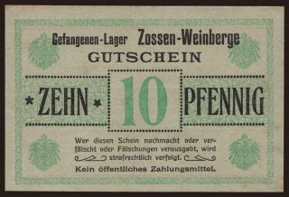 Zossen-Weinberge, 10 Pfennig, 191?