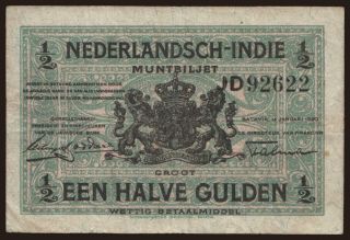 1/2 gulden, 1920