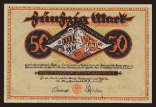 Dortmund und Hörde, 50 Mark, 1922