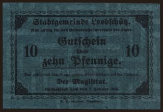 Leobschütz, 10 Pfennig, 1918
