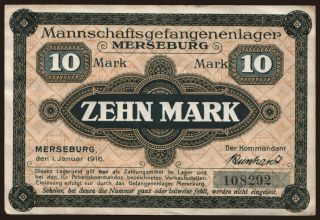 Merseburg, 10 Mark, 1916