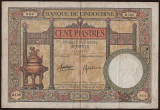 100 piastres, 1936
