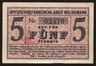 Wildemann, 5 Pfennig, 191?
