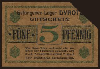 Dyrotz, 5 Pfennig, 191?