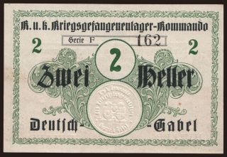 Deutsch-Gabel, 2 Heller, 191?