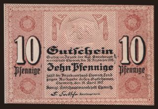 Chemnitz, 10 Pfennig, 1917