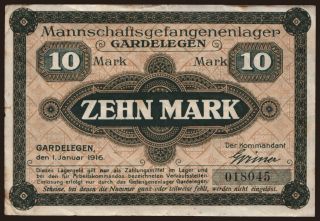 Gardelegen, 10 Mark, 1916