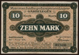 Gardelegen, 10 Mark, 1916