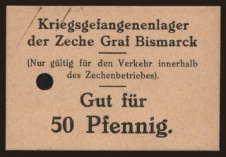 Gelsenkirchen/ Zeche Graf Bismarck, 50 Pfennig, 191?