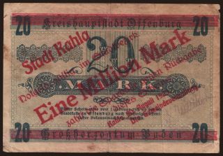 Kahla/ Stadt, 1.000.000 Mark, 1923