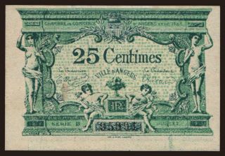 Angers, 25 centimes, 1915