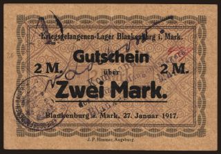 Blankenburg, 2 Mark, 1917