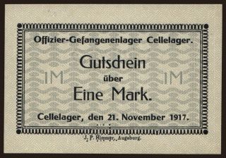 Cellelager, 1 Mark, 1917