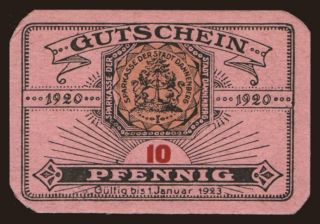 Dannenberg, 10 Pfennig, 1920