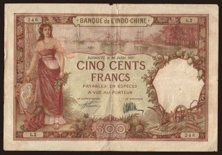 500 francs, 1927